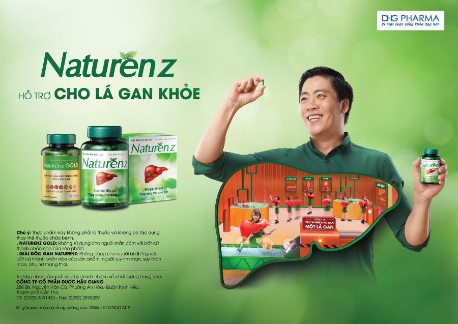 Naturenz - Hỗ trợ bảo vệ lá gan khỏe mạnh ở những người bị viêm gan B