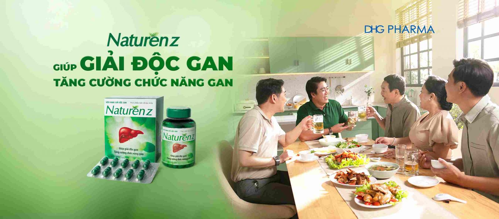 TPBVSK NATURENZ có tác dụng bổ gan và nhuận tràng